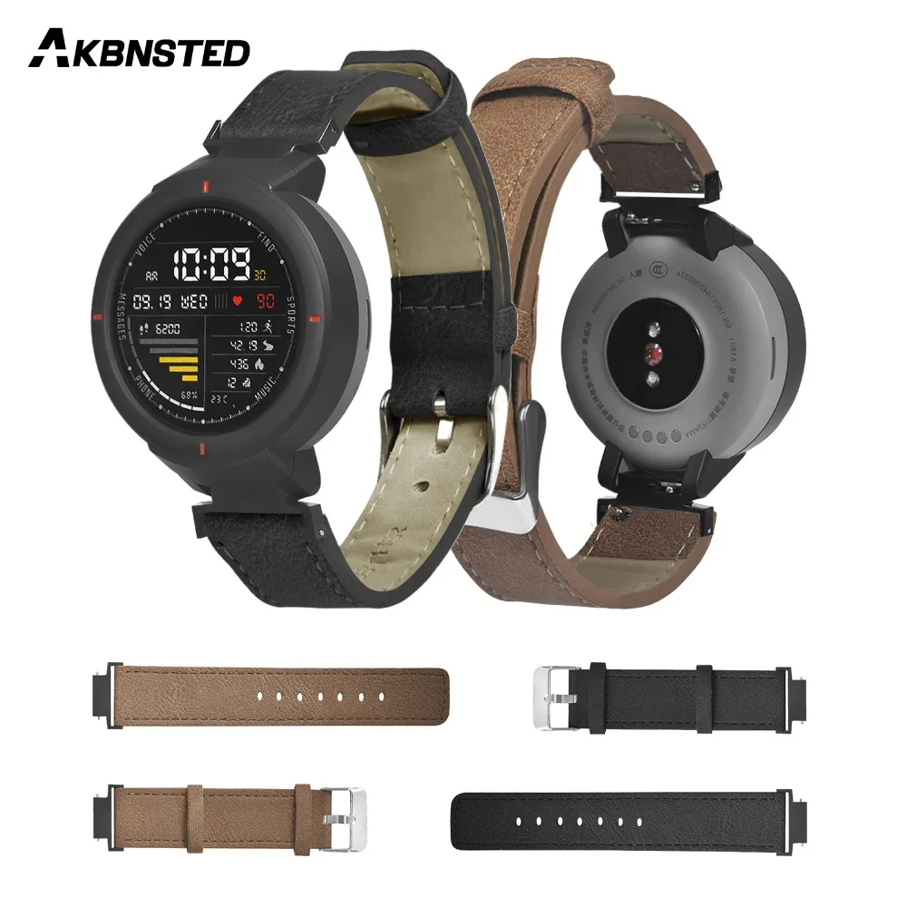 AKBNSTED Vintage Leather Strap For Huami Amazfit Verge Smart Watch Bands Business Bracelet Metal Buckle Straps For Amazfit Verge
AKBNSTED Vintage Leather Strap For Huami Amazfit Verge Smart Watch Bands Business Bracelet Metal Buckle Straps For Amazfit Verge