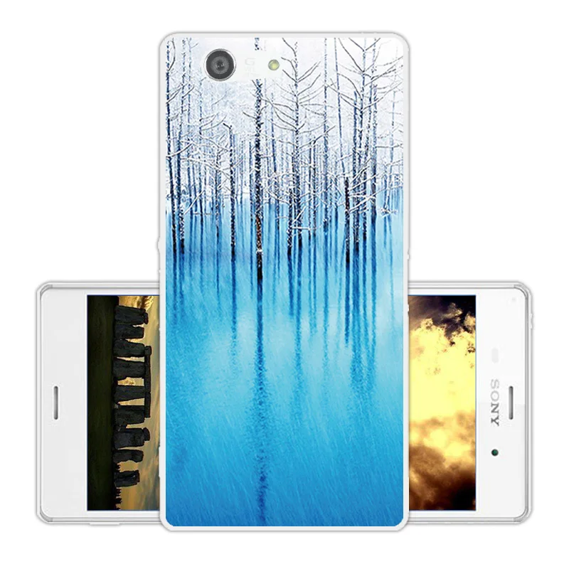Case for Sony Xperia Z3 Compact / mini Phone Cases Soft TPU Square Back Cover MINI Ultrathin Silicone Fundas |