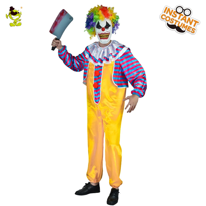 

Men's Killer Costume Cosplay Halloween Party Cosplay Killer Clothes Role Play Adult Clown Costumes