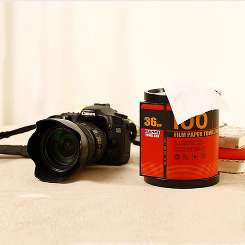 Классический Фото Плёнки ткани Бумага Полотенца Box держатель Контейнер