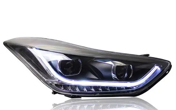HID 2012 ~ 2015 автомобильный Стайлинг фары для HUNDAI Elantra Solaris accent Genesis i10 i20 santa fe lantraElantra