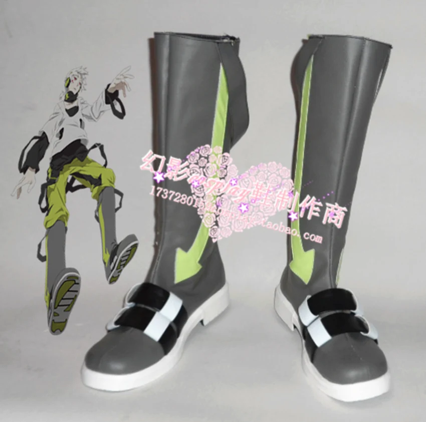 Kagerou Project Konoha\haruka gray gaotong shoes Cosplay Shoes Boots Custom-Made style 2 | Тематическая одежда и униформа