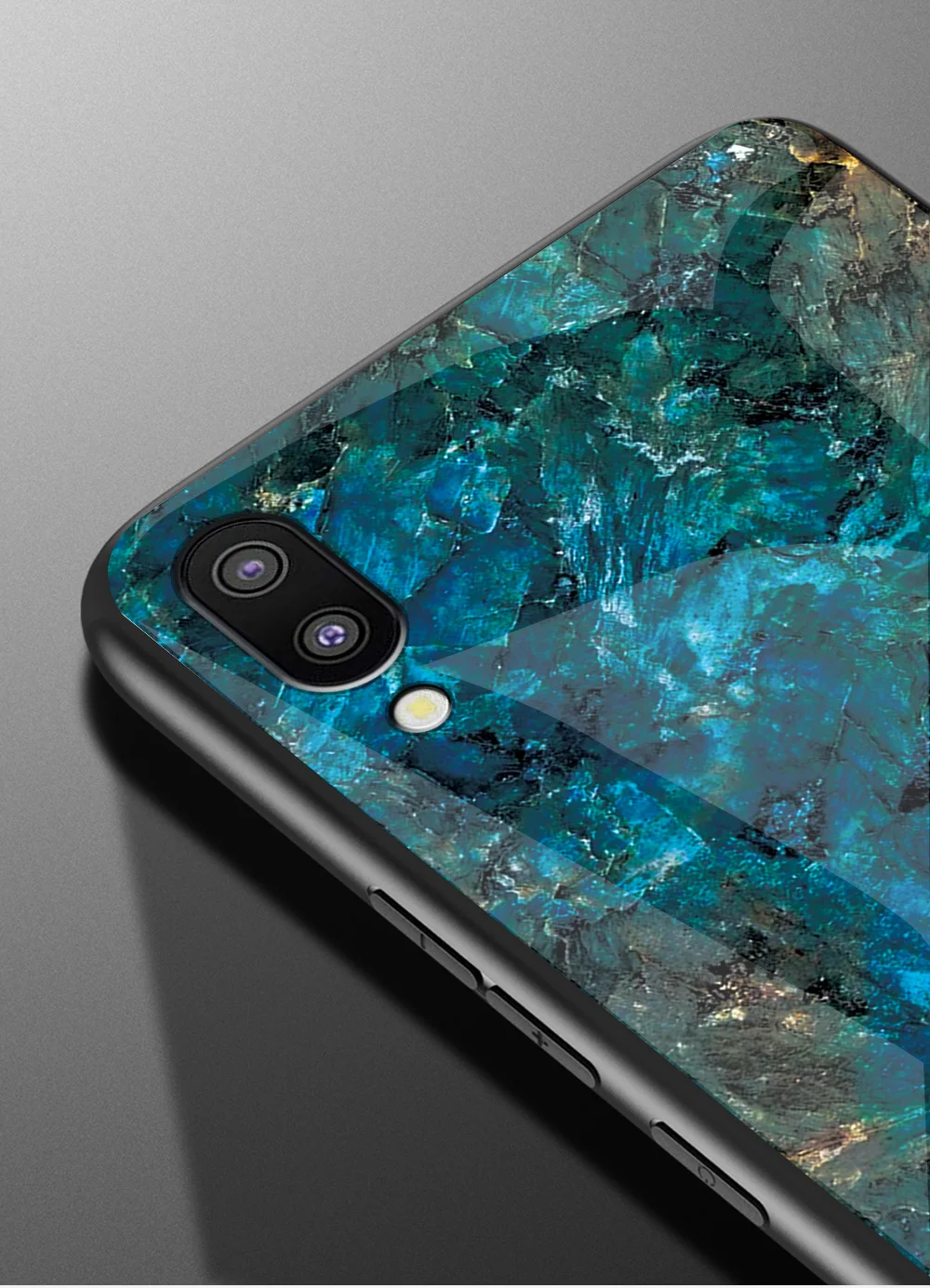 Для samsung Galaxy A50 чехол Мраморное зерно закаленное стекло градиент защитный чехол на заднюю панель для samsung A10 A20 A30 A40 A60 A70