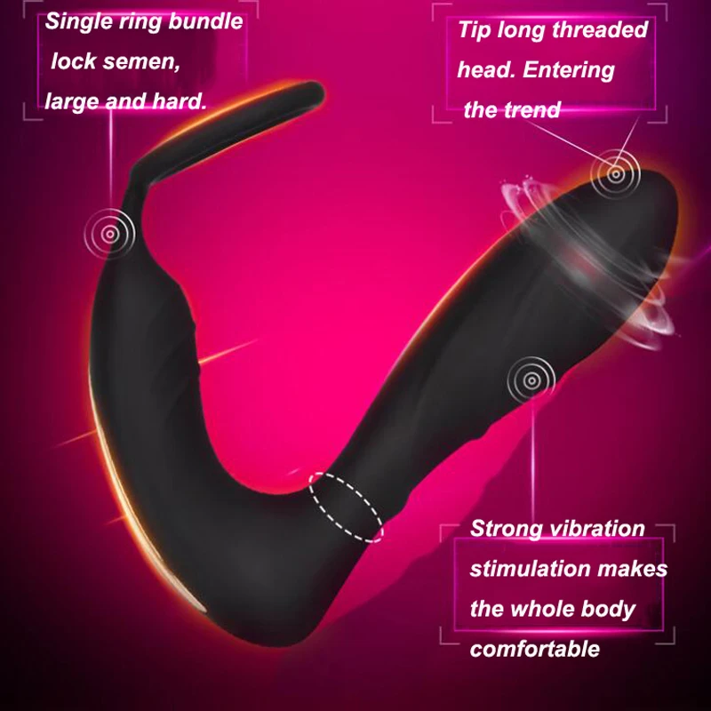 Violent Space Wireless Control magic wand vibrator sex toys for man large anal plug prostata massage ring Erotic products | Красота и