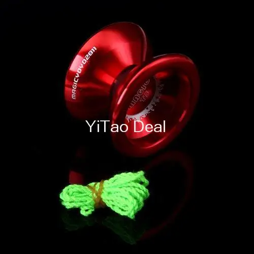 Бесплатная доставка профессиональная Игрушка Magic YOYO Red T5 из алюминиевого