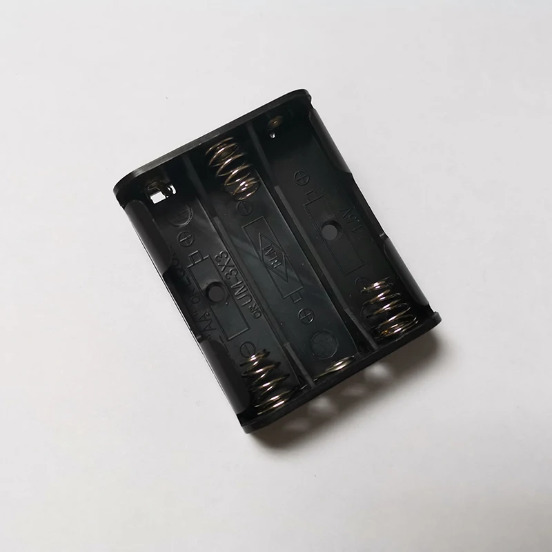 1 шт./лот лидер продаж черный пластиковый контейнер для батарей AA 3x1 5 в держатель