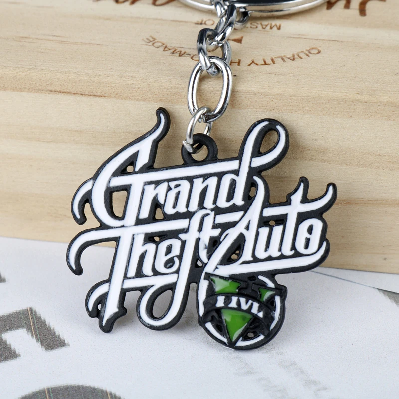 Новинка 2017 брелок для ключей MQCHUN Grand Theft Auto 5 Лидер продаж игровой PS4 ГТА