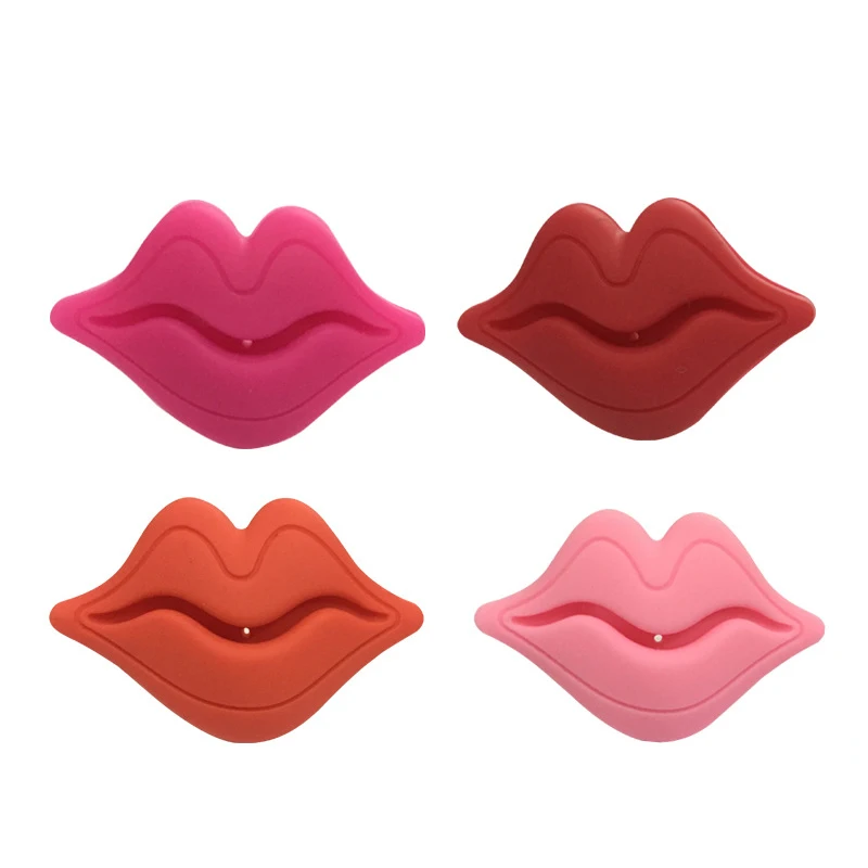 CN-RUBR силиконовые смешно соску клипы соска пустышка Красочные Губы детские зубы