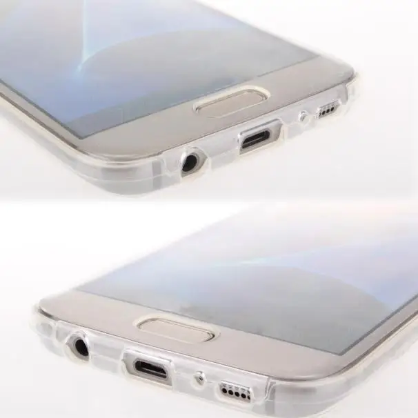 ТПУ Crystal Clear крышка Полный Средства ухода за кожей Защитный чехол кожи для Samsung Galaxy