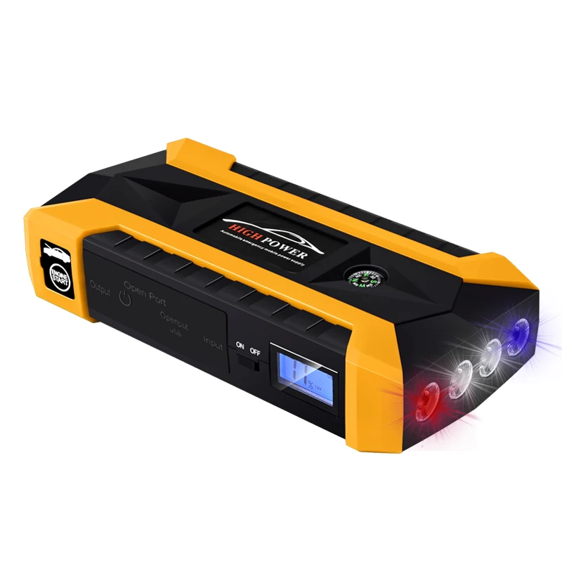 LUNDA автомобильный прыжок стартер 4USB аккумулятор 600A пиковый ток для запуска power Bank