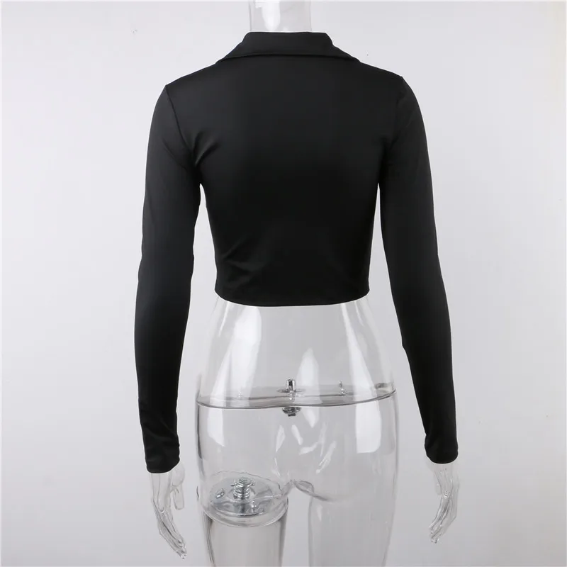 Nadafair белая укороченная толстовка с капюшоном с длинным рукавом сексуальные толстовки женские черные толстовки с капюшоном на молнии для женщин