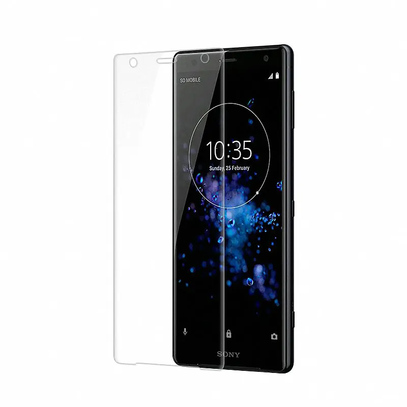 3D изогнутое закаленное стекло для Sony Xperia XZ3 Полное покрытие экрана