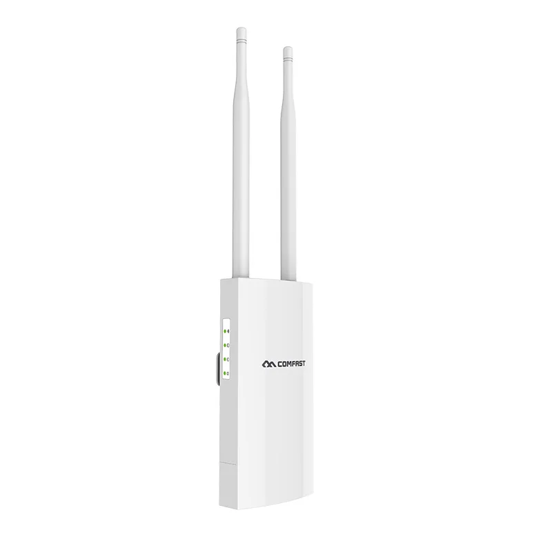 300Mbps~1200Mbps high power Outdoor wireless AP CPE 48V PoE wifi router signal booster base station with dual antennas for park