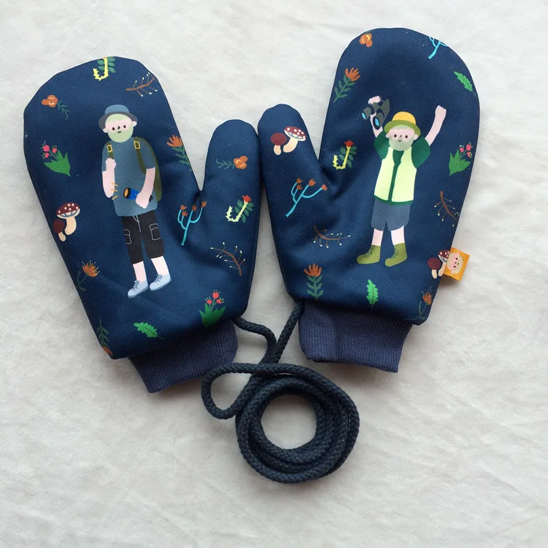 Новые зимние теплые бархатные женские варежки перчатки в консервативном стиле