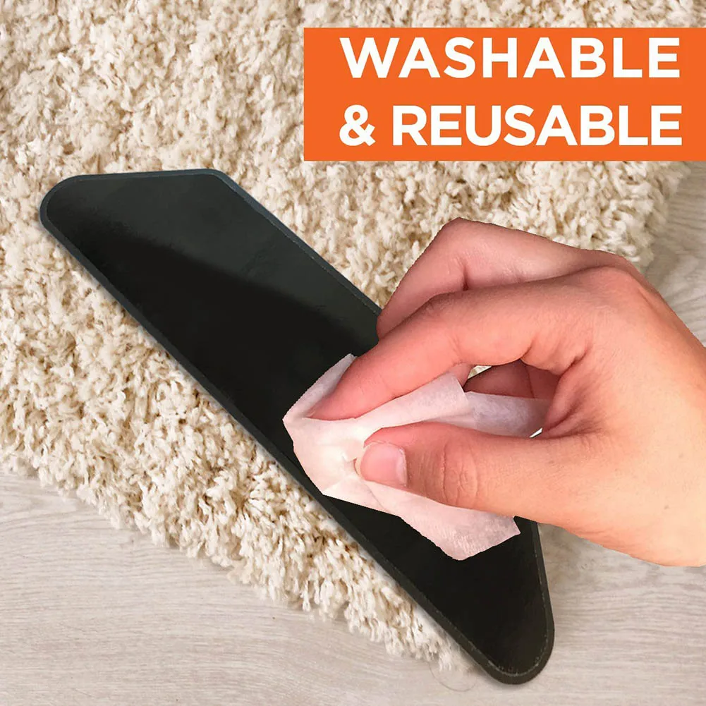 8 шт./компл. многоразовая наклейка на коврик для пола Нескользящая лента MAL999 | Дом