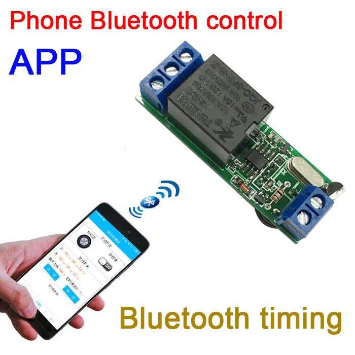 В DC 12 телефон приложение Bluetooth управление синхронизации задержки петли реле