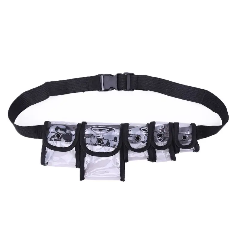Fashion Unisex Transparent Waist Bags Fanny Pack Men Women Shoulder Chest Bag Multi-pocket Mini Holographic Belt Bum Bag