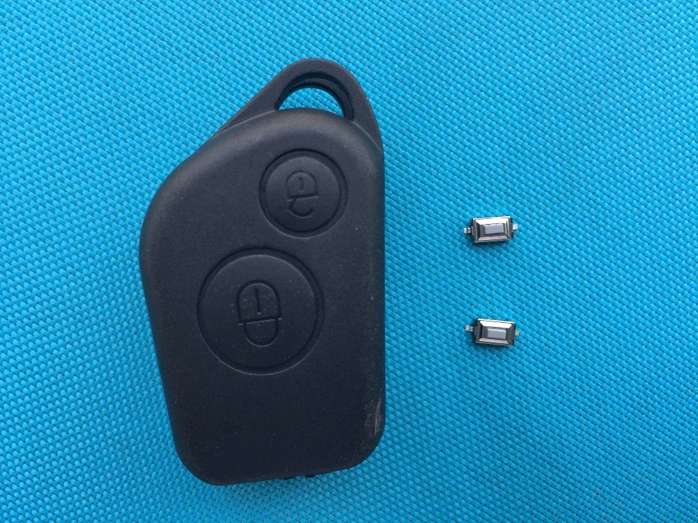1 шт. Новый Сменный 2-кнопочный пульт дистанционного управления чехол для ключа + 2