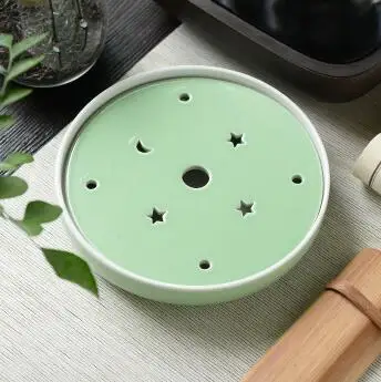Новое поступление квадратный и круглый керамический чайный поднос кунг-фу чайный стол китайский чайный зал церемония инструменты чайная доска - Цвет: see chart