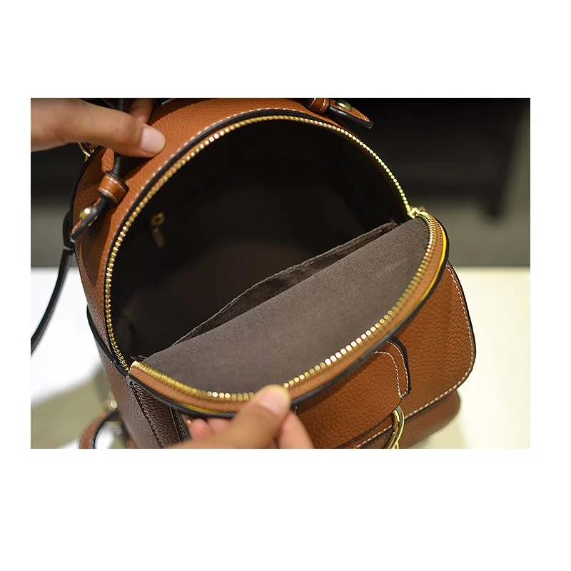 

2020 New Fashion Mini Summer Litchi Ring Tote Bag Shoulder Messenger Backpack Guangzhou Bag