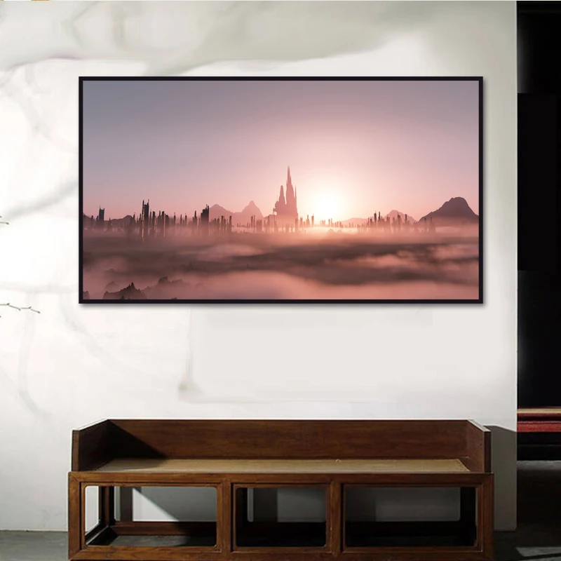 Framed Ink style poster series Painting Canvas Wall Art Picture Home Decoration Living Room Print Modern Painting1H-HSYX | Дом и сад