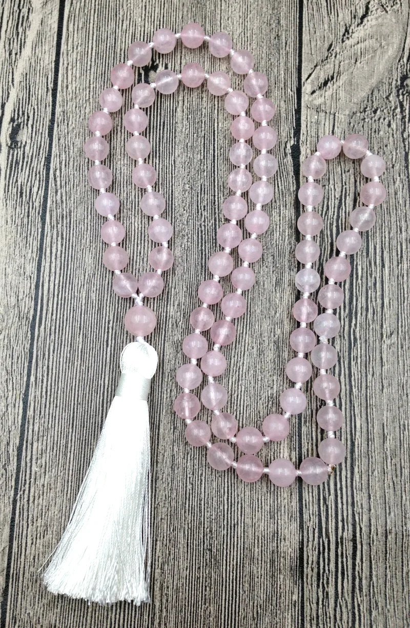 Подвеска с круглыми бусинами и кисточками 8 мм| |