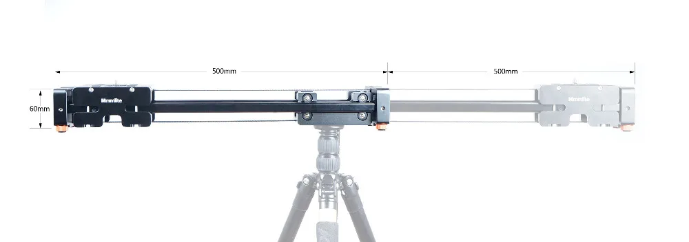 Commlite Камера ползунок видео трек Долли DSLR слайд стабилизатор Системы 100 см