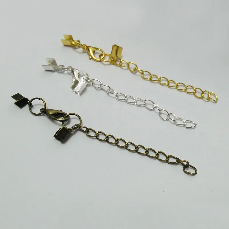 Плоский наконечник шнура обжимные бусины карабины растягивающиеся