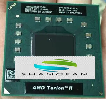 Процессор процессора ноутбука AMD Turion II двухъядерный мобильный p560-tmp560sgr23gm 2,5G 2M 25W P560 ноутбук cpu Socket S1/S1g4