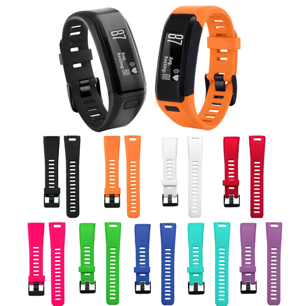 Hangrui для Garmin Vivosmart HR смарт-браслет мягкий силиконовый ремешок спортивные браслеты для Vivosmart HR умный Браслет замена