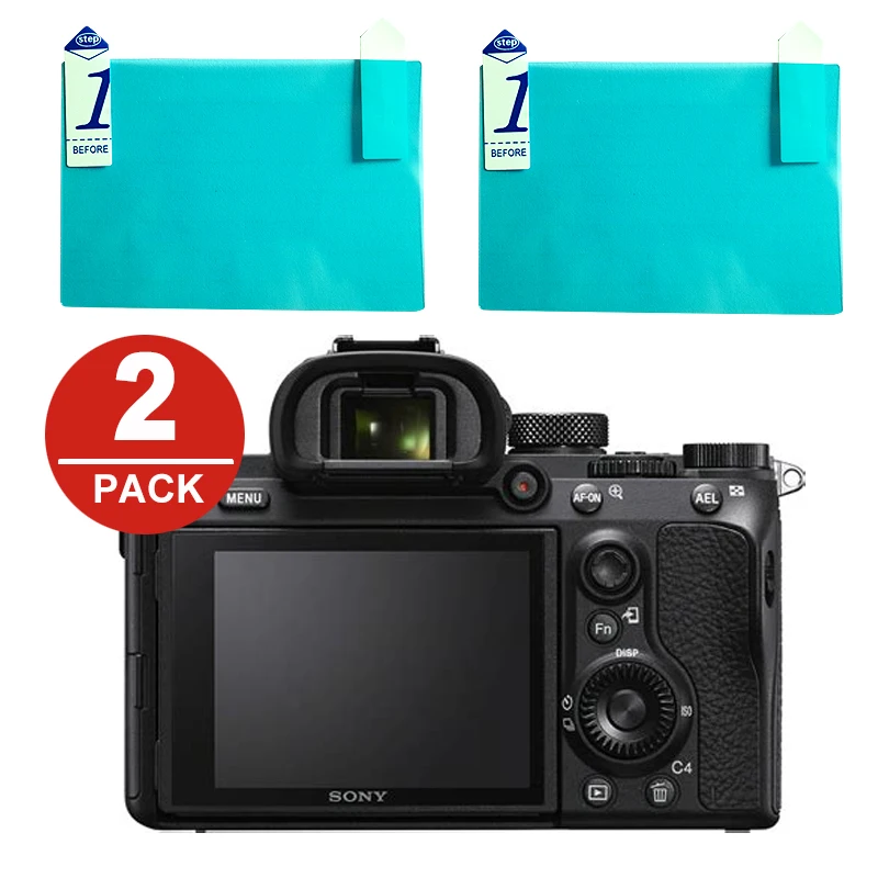 2x ЖК-дисплей Экран протектор Защитная пленка для sony A7 II III A7S A7R Характеристическая вязкость полимера A99 A9 A6300 A6000 A5000 A6400 NEX-7/6/5/3N/C3 A33 A35 A55