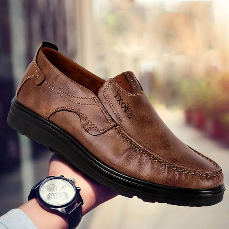 COSIDRAM Men Pu Leather Loafers Shoes Male Breathable Comfortable Casual Soft Slip On Boat Zapatos BRM-089 | Обувь