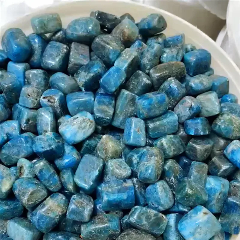 100 г Натуральный Синий Апатит кварцевый кристалл ролл куб счастливый натуральный