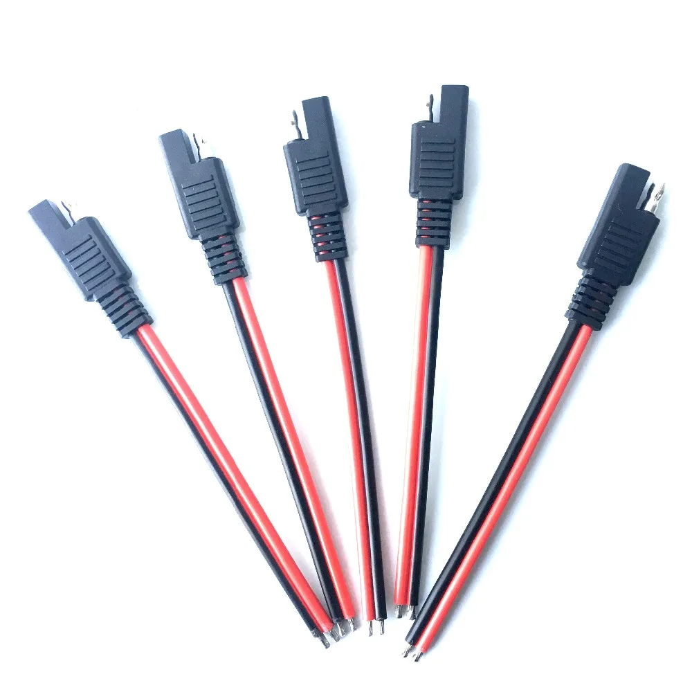 5 шт. x 14 AWG провод SAE разъем постоянного тока питания автомобильный кабель 150 мм DIY