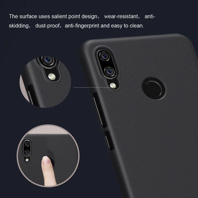 Для huawei nova 3i чехол-накладка на заднюю панель 6,3 ''NILLKIN матовая жесткая задняя крышка из поликарбоната Подарочный держатель для телефона для huawei P smart Plus чехол
