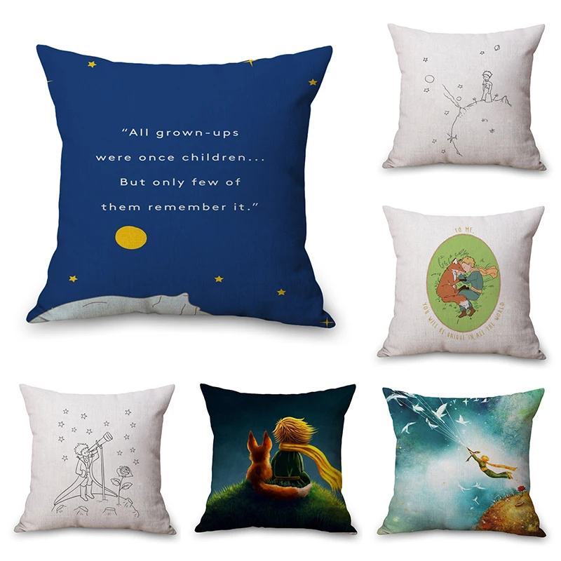 Le Petit Prince Фантастическая наволочка для тела льняная кровать подушки путешествий