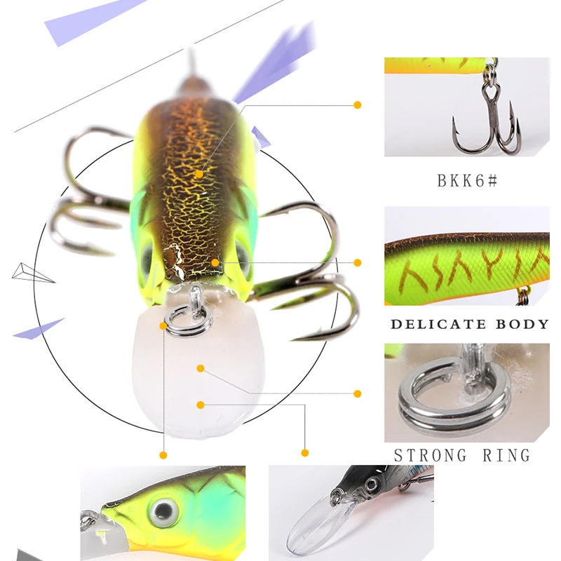 MermaidKnight Рыболовная Приманка Minnow 110 мм 14 г вольфрамовый шар Crankbait приостанавливает