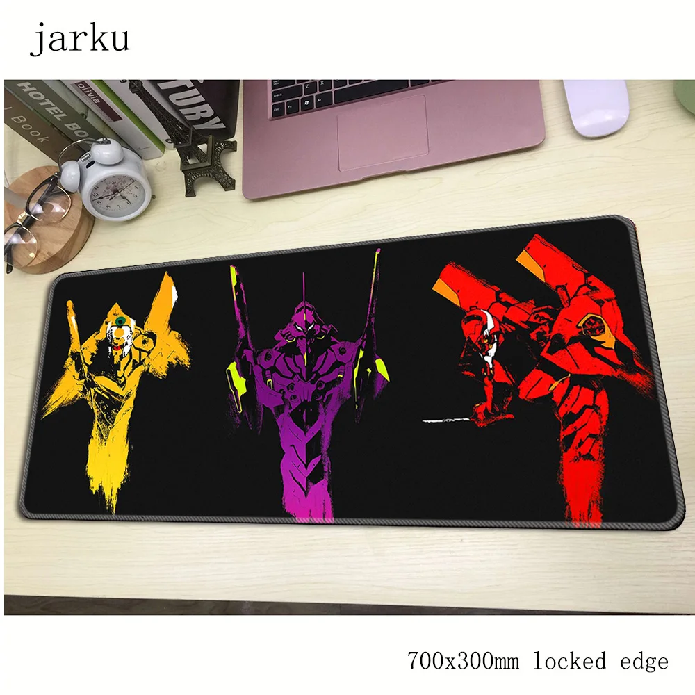 Evangelion Коврик для мыши геймер 700x300 мм notbook коврик для мыши большой игровой коврик для мыши большой подарок на Хэллоуин коврик для мыши ПК Настольный коврик