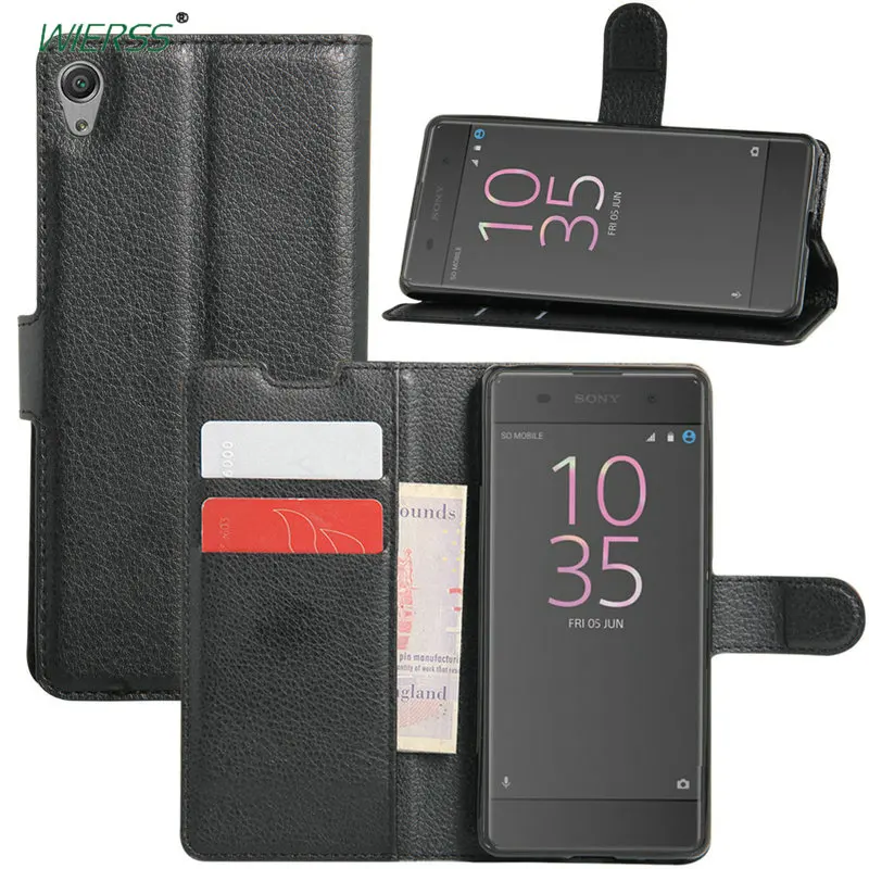 

Wallet Flip Leather Case For Sony Xperia XA Dual F3111 F3112 F3113 F3115 Leather Back Cover Case with Stand Etui Coque Funda