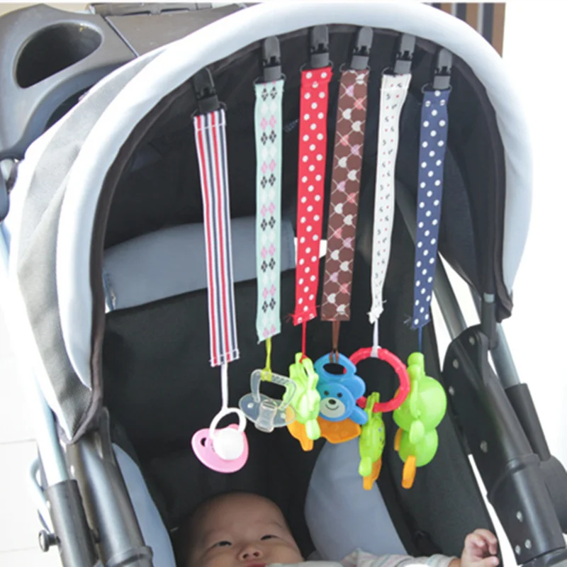 Детская пустышка с зажимом цепочкой для защиты от потери ремнем безопасности в