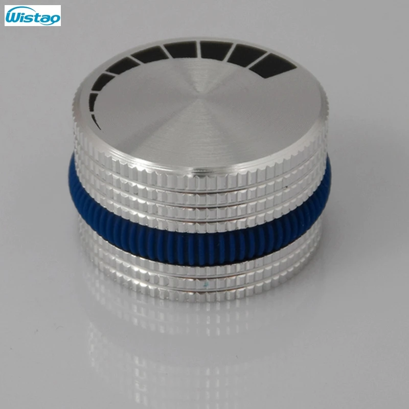 

IWISTAO Solid Potentiometer Knob Whole Aluminum OD 25mm High 15.5mm ID 10mm for HIFI Amplifier Switch Volume DIY Free Shipping