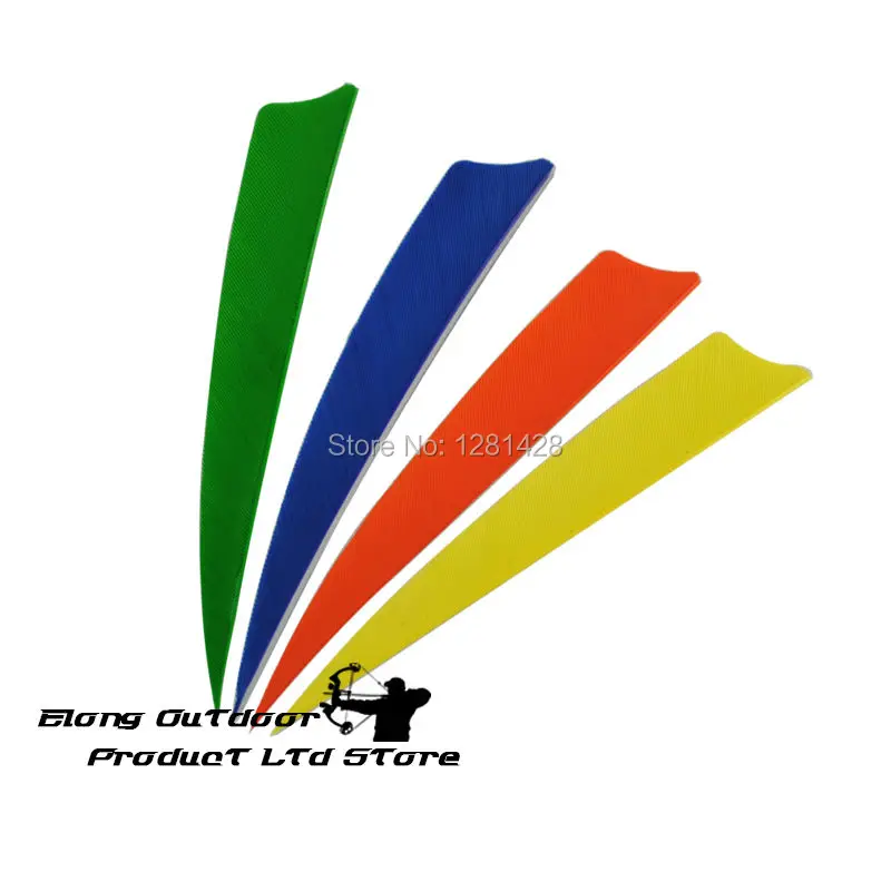 50 шт. 4-дюймовых левых перьев турецкого щита для самостоятельного изготовления стрел из деревянного лука для охоты и стрельбы из лука. Бесплатная доставка.