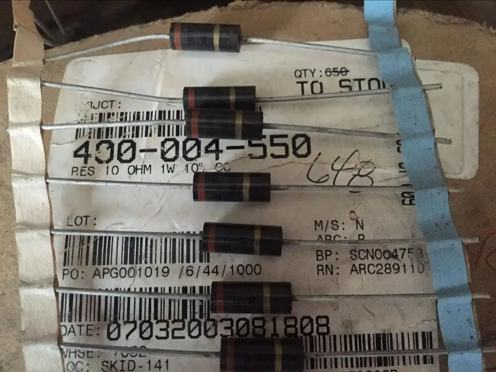 

Original new 100% RES 1W series 10R sense resistor (Inductor)