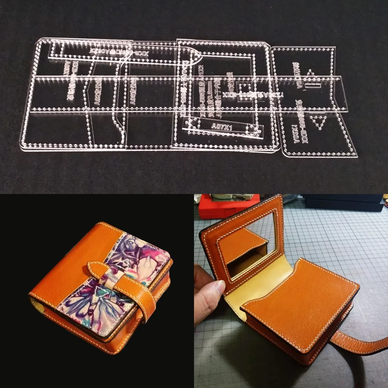 Акриловый трафарет лазерная резка шаблон DIY кожа ручной работы ремесло