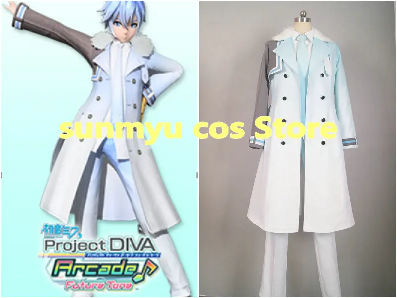 VOCALOID KAITO project diva костюм для косплея с алмазной пылью размер на заказ Хэллоуин