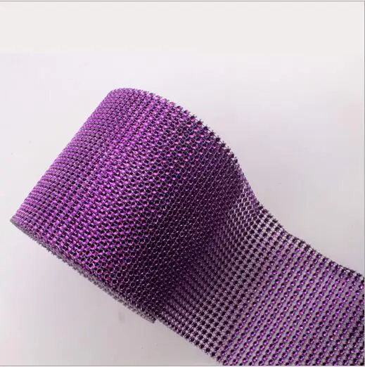 ZOTOONE 5-10Yard 2 мм свадебные алмазные сверкающие стразы сетчатая отделка 24 ряда пластиковая основа вечерние украшения лента для торта Стразы DIY