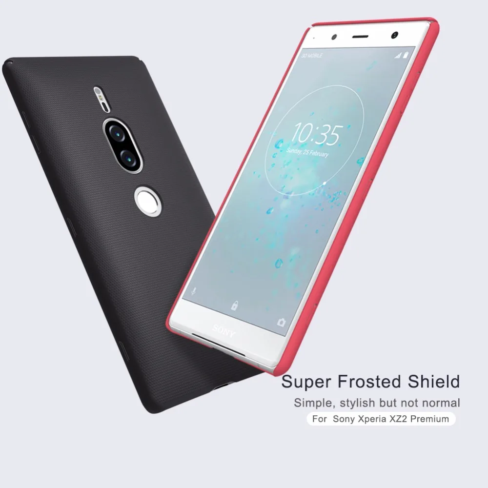 Чехол NILLKIN для sony Xperia XZ2 Premium, супер матовый защитный жесткий чехол-накладка, розничная посылка