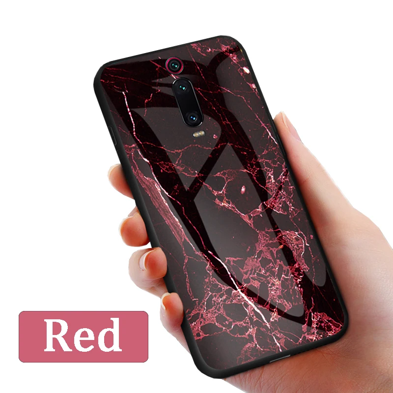 Чехол GFAITH для Xiaomi Mi 9 T, чехол с мраморной текстурой и принтом, чехол с закаленным стеклом для Xiaomi Mi 9T Pro, чехол для телефона s Funda Coque