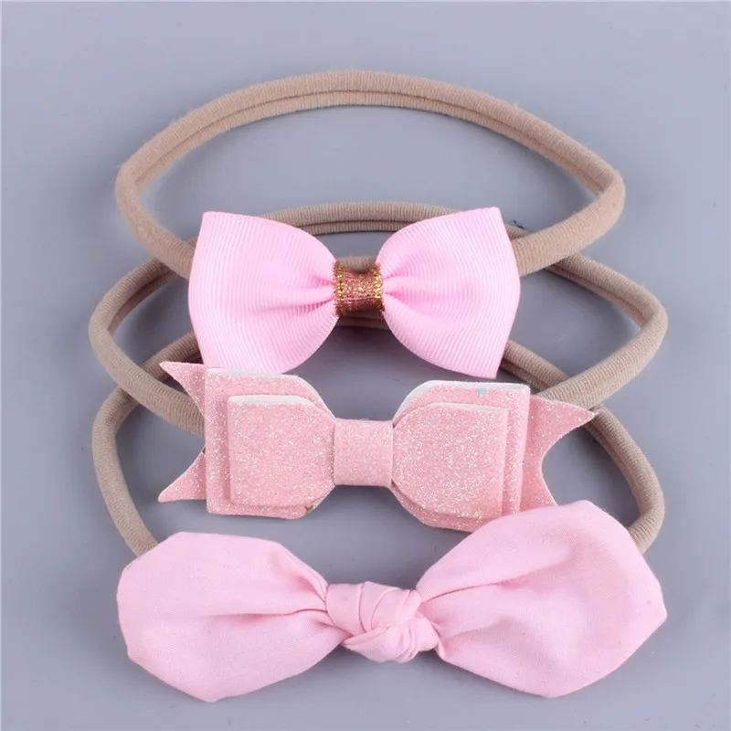 3 шт. Детские эластичные повязки для волос с бантом|Украшения волос| |