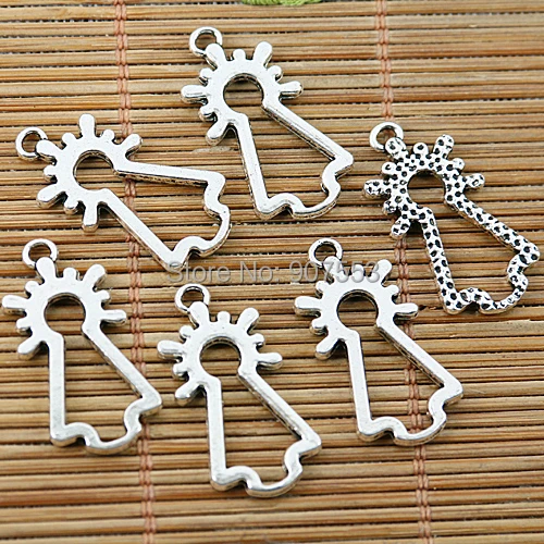 30 шт. тибетские серебряные полые подвески NTRA SRA DEL EF1841|charm charm|tibetan silver charmshollow charm |